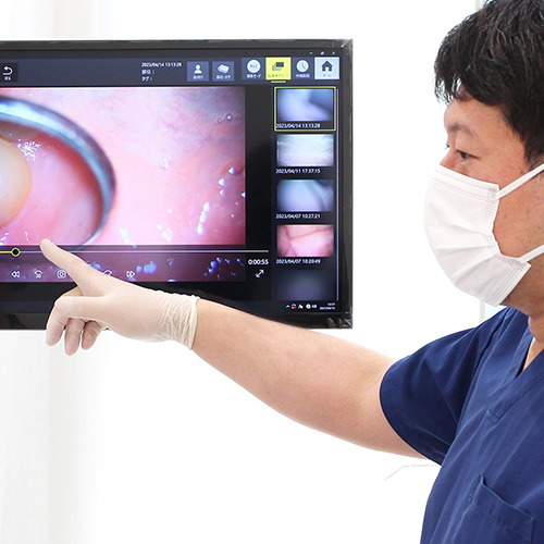 映像を見ながら納得の説明